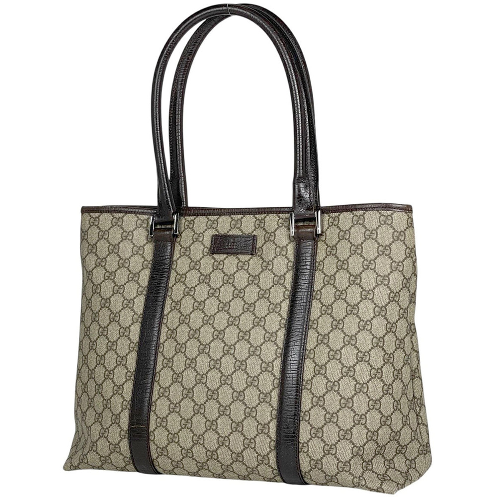 Gucci Tote Bag GG Canvas Brown